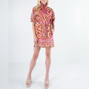 Emily McCarthy Poppy Dress - Tribal Palm